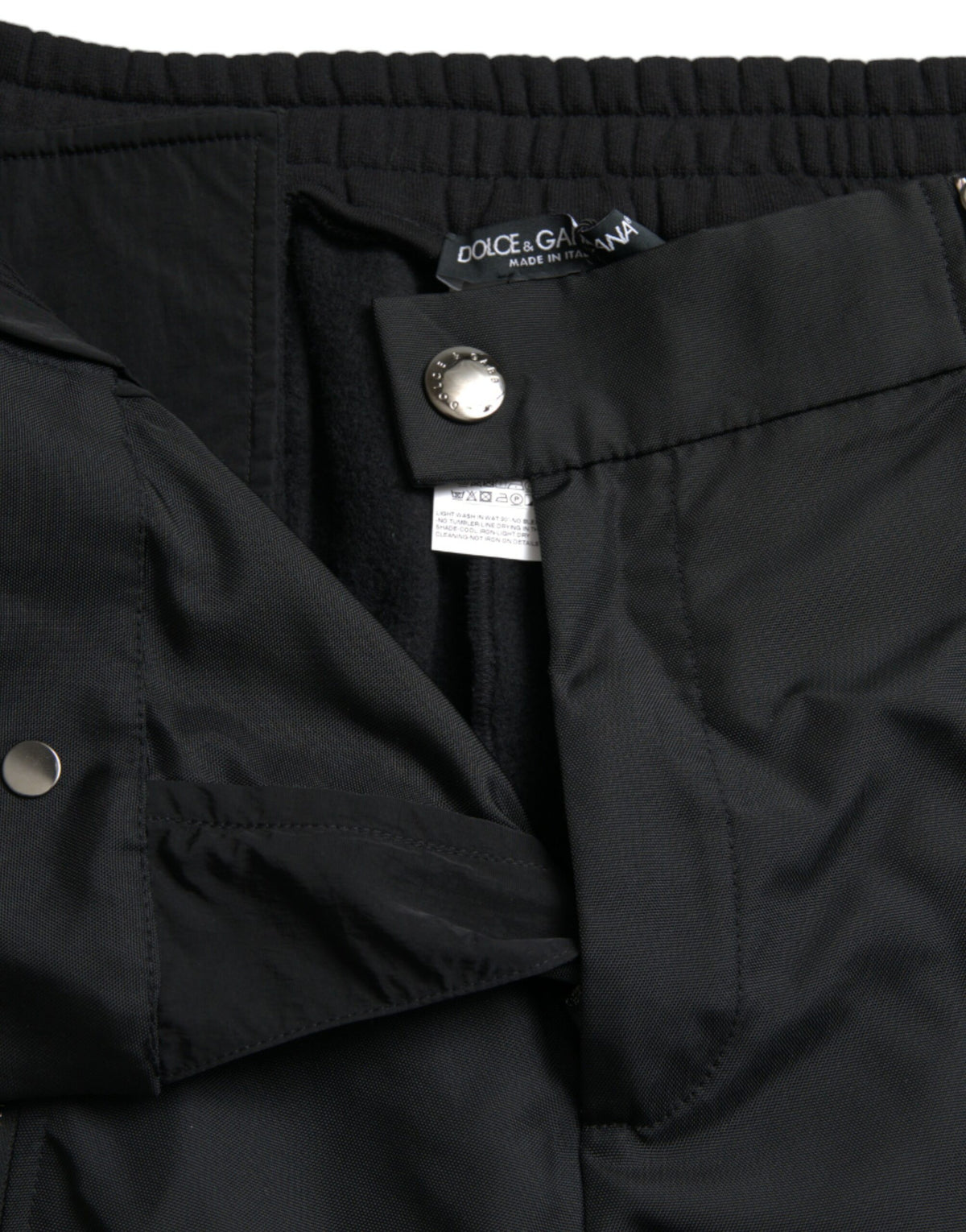 Pantalon skinny en coton mélangé noir de Dolce &amp; Gabbana