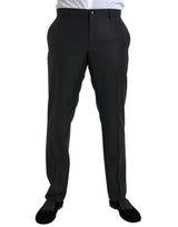 Pantalon-jupette noir en laine et soie, Dolce &amp; Gabbana