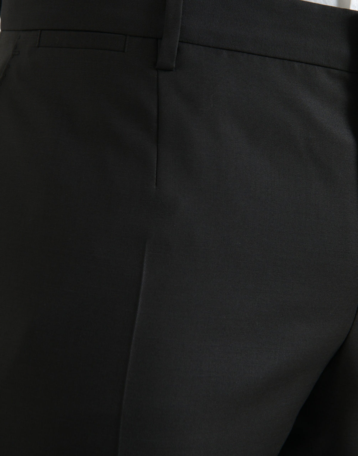 Pantalon-jupette noir en laine et soie, Dolce &amp; Gabbana