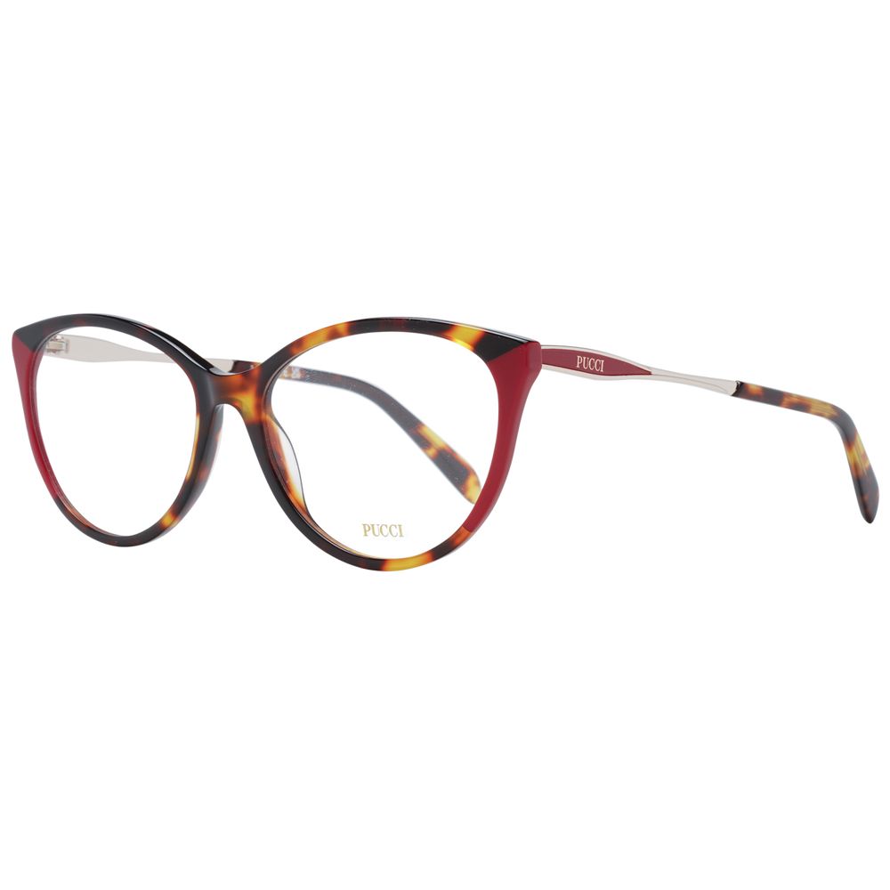 Emilio Pucci Red Women Glasses Frame - Stylish Cat Eye Design