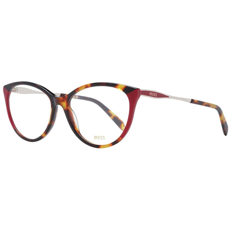 Emilio Pucci Red Women Glasses Frame - Stylish Cat Eye Design