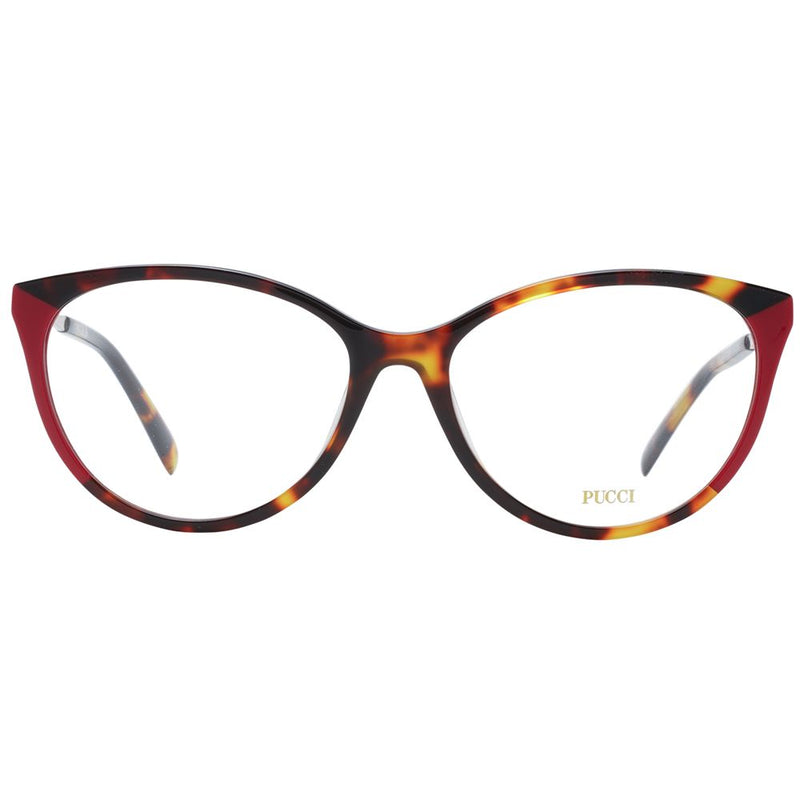 Emilio Pucci Red Women Glasses Frame - Stylish Cat Eye Design