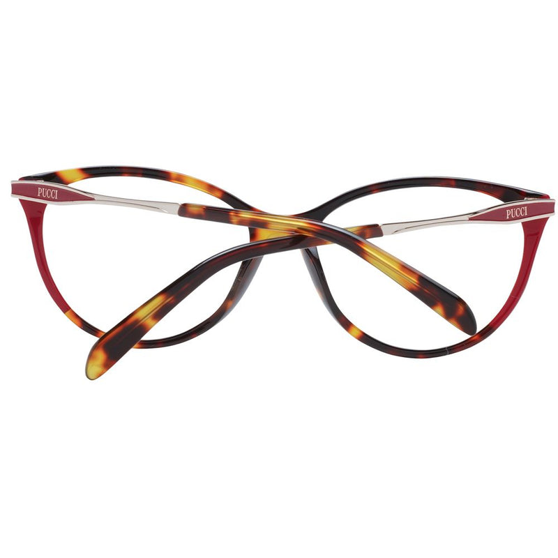 Emilio Pucci Red Women Glasses Frame - Stylish Cat Eye Design
