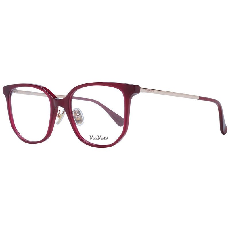 Max Mara Red Women Glasses Frame - Elegant Butterfly Style