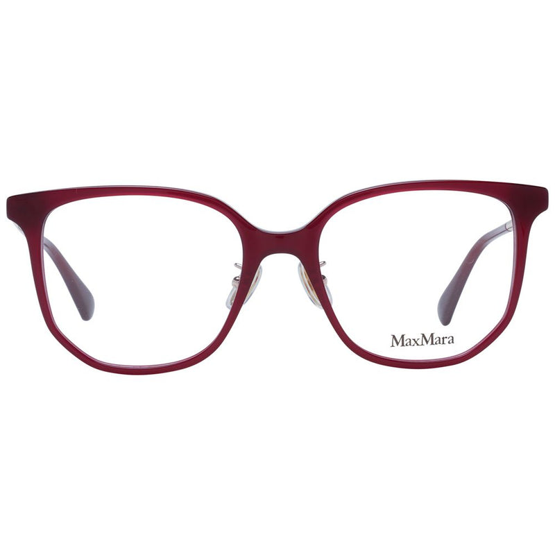 Max Mara Red Women Glasses Frame - Elegant Butterfly Style