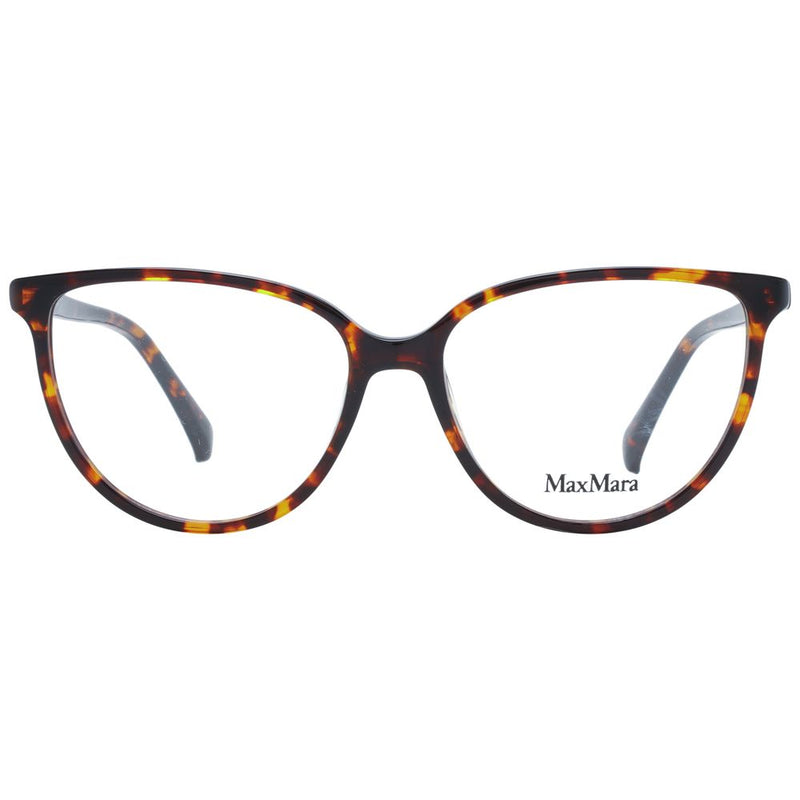 Max Mara Brown Women Glasses Frame - Elegant Butterfly Design