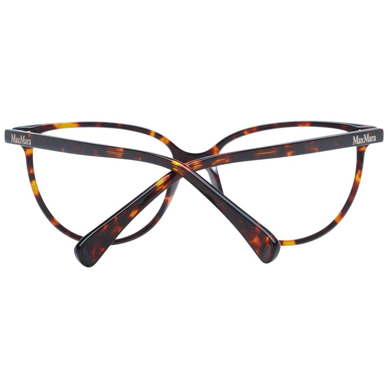 Max Mara Brown Women Glasses Frame - Elegant Butterfly Design
