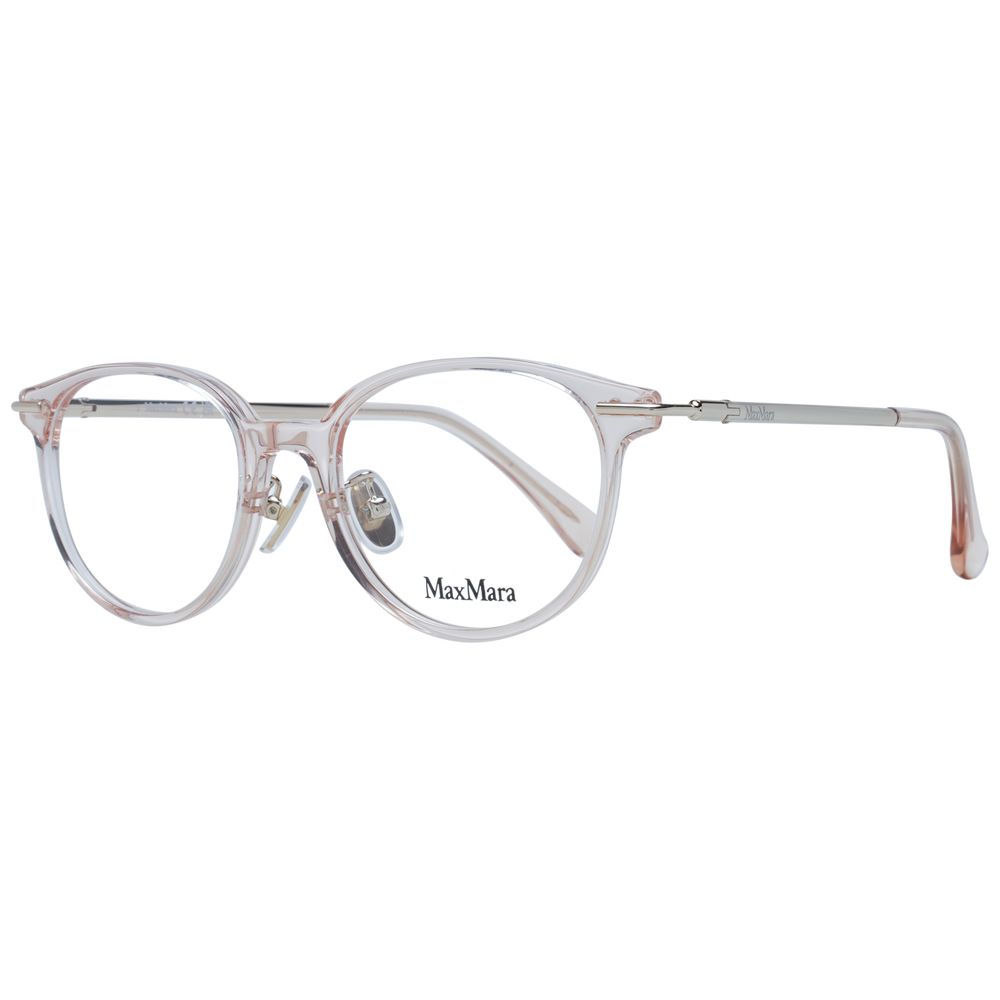 Max Mara Pink Women Glasses Frame - Elegant Butterfly Design