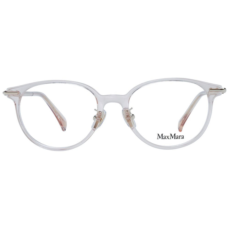 Max Mara Pink Women Glasses Frame - Elegant Butterfly Design