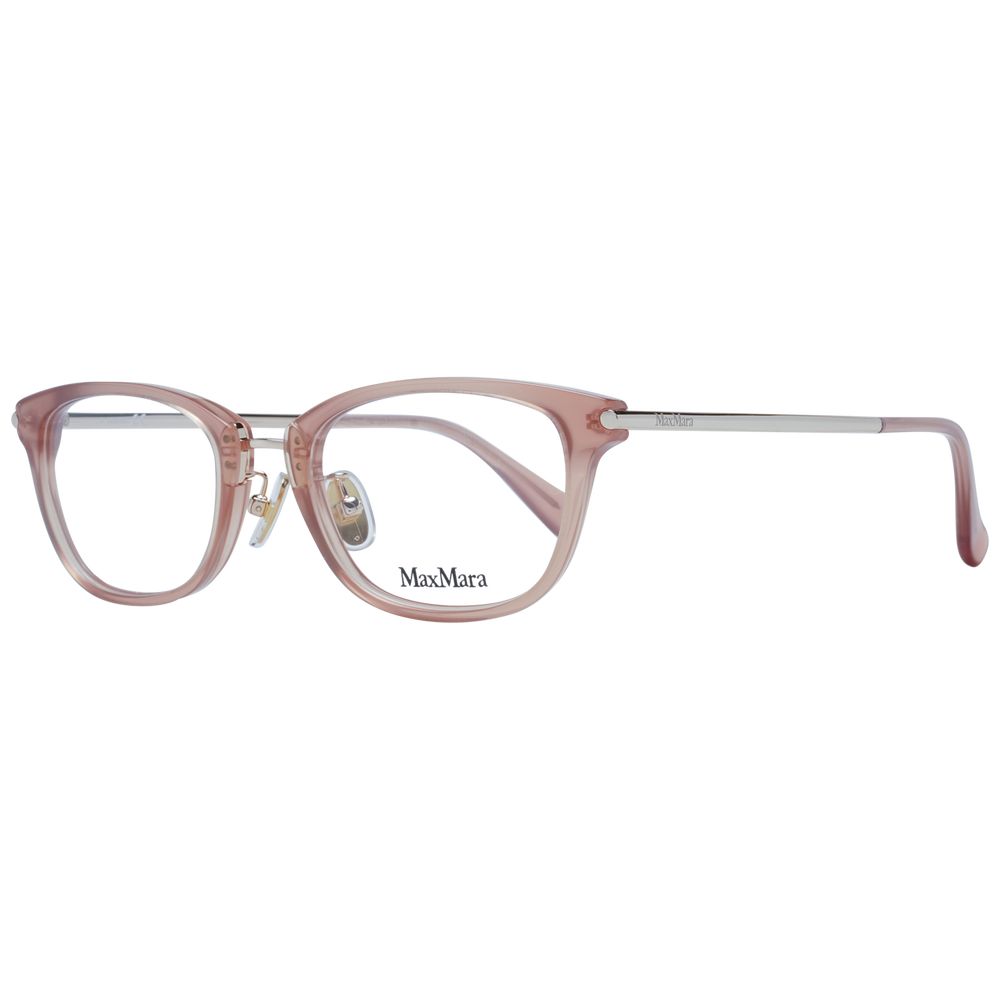Max Mara Beige Women Glasses Frame - Elegant Butterfly Design