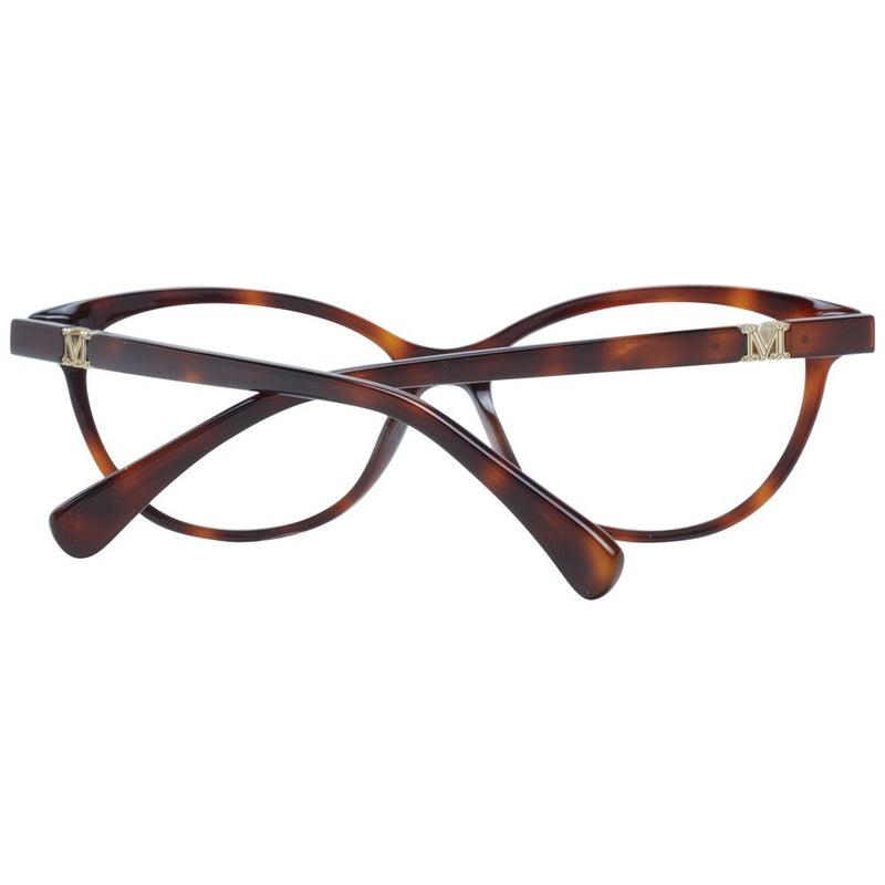 Max Mara Brown Women Glasses Frame - Elegant Butterfly Design