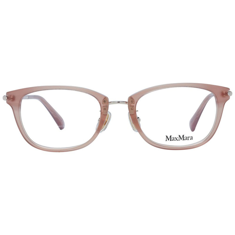 Max Mara Beige Women Glasses Frame - Elegant Butterfly Design