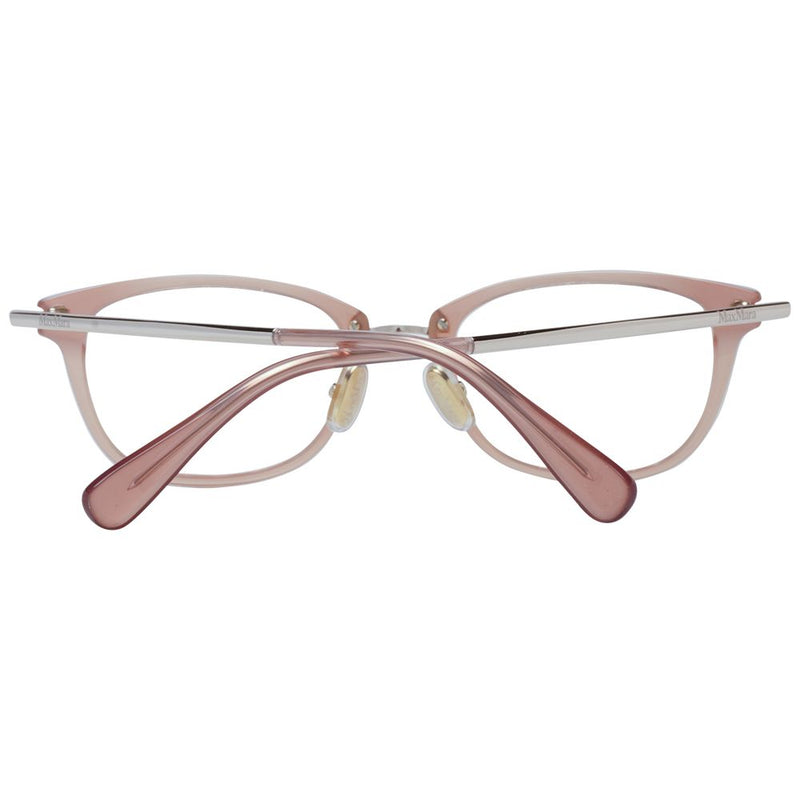 Max Mara Beige Women Glasses Frame - Elegant Butterfly Design