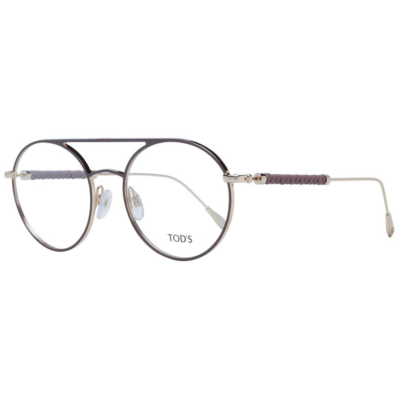 Tod's Brown Women Glasses Frame - Elegant Aviator Style