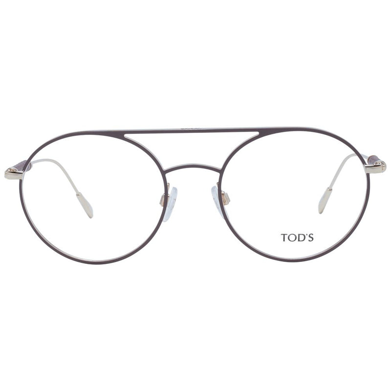 Tod's Brown Women Glasses Frame - Elegant Aviator Style