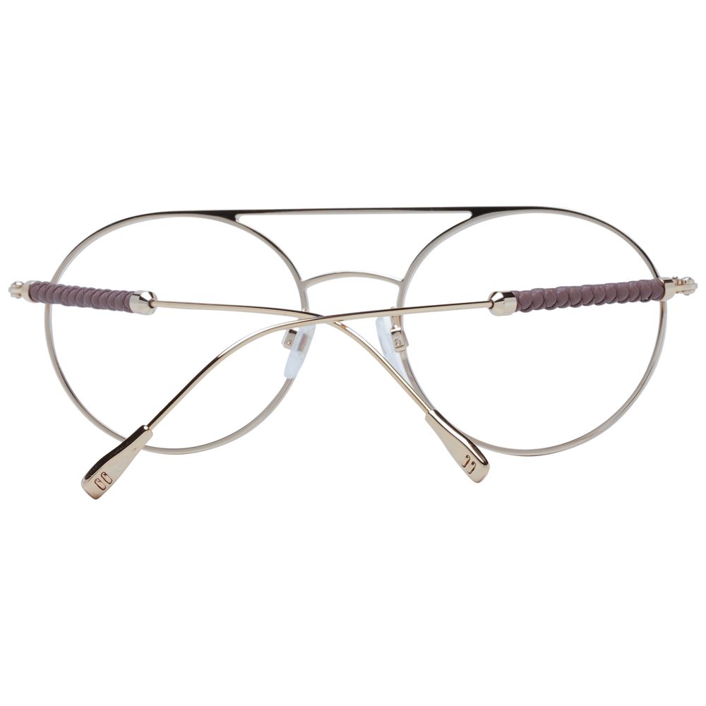 Tod's Brown Women Glasses Frame - Elegant Aviator Style
