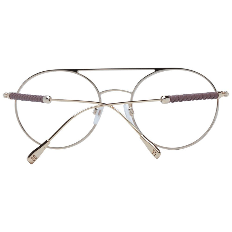 Tod's Brown Women Glasses Frame - Elegant Aviator Style