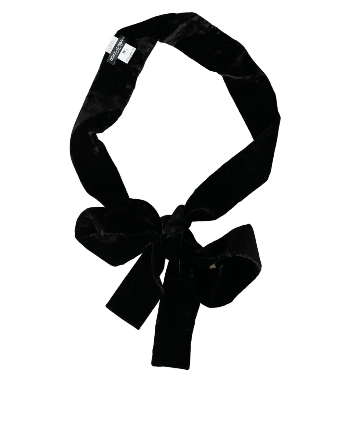 Ceinture Large Femme Viscose Noire Dolce & Gabbana
