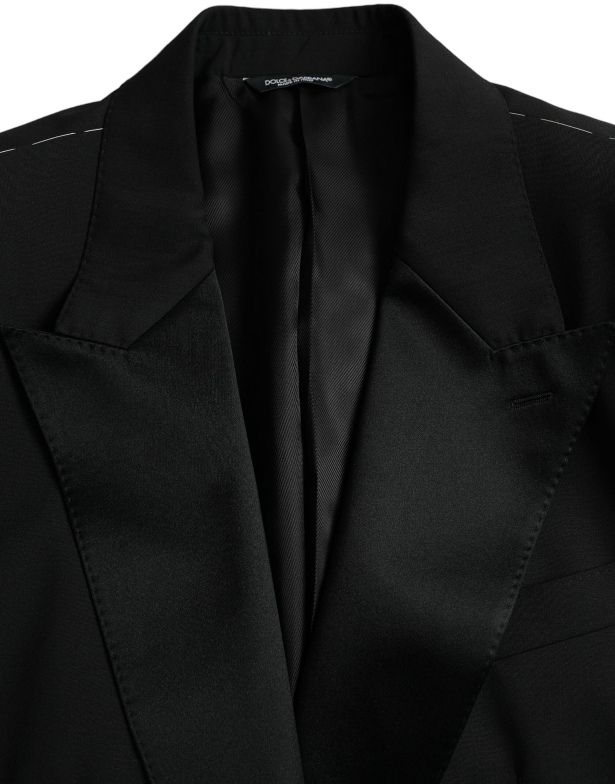Dolce &amp; Gabbana, veste-blazer noire SICILIA à simple boutonnage