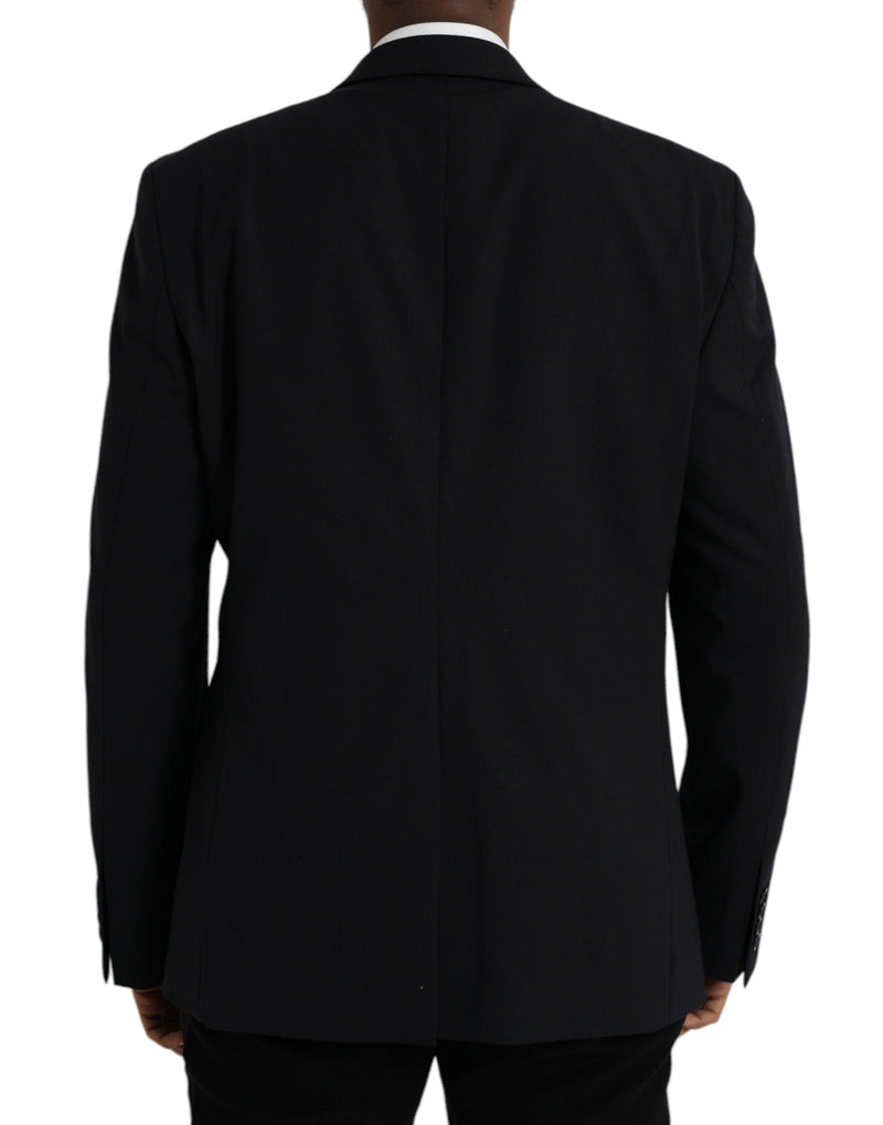 Dolce &amp; Gabbana Zwarte MARTINI Enkellaags Jas Blazer