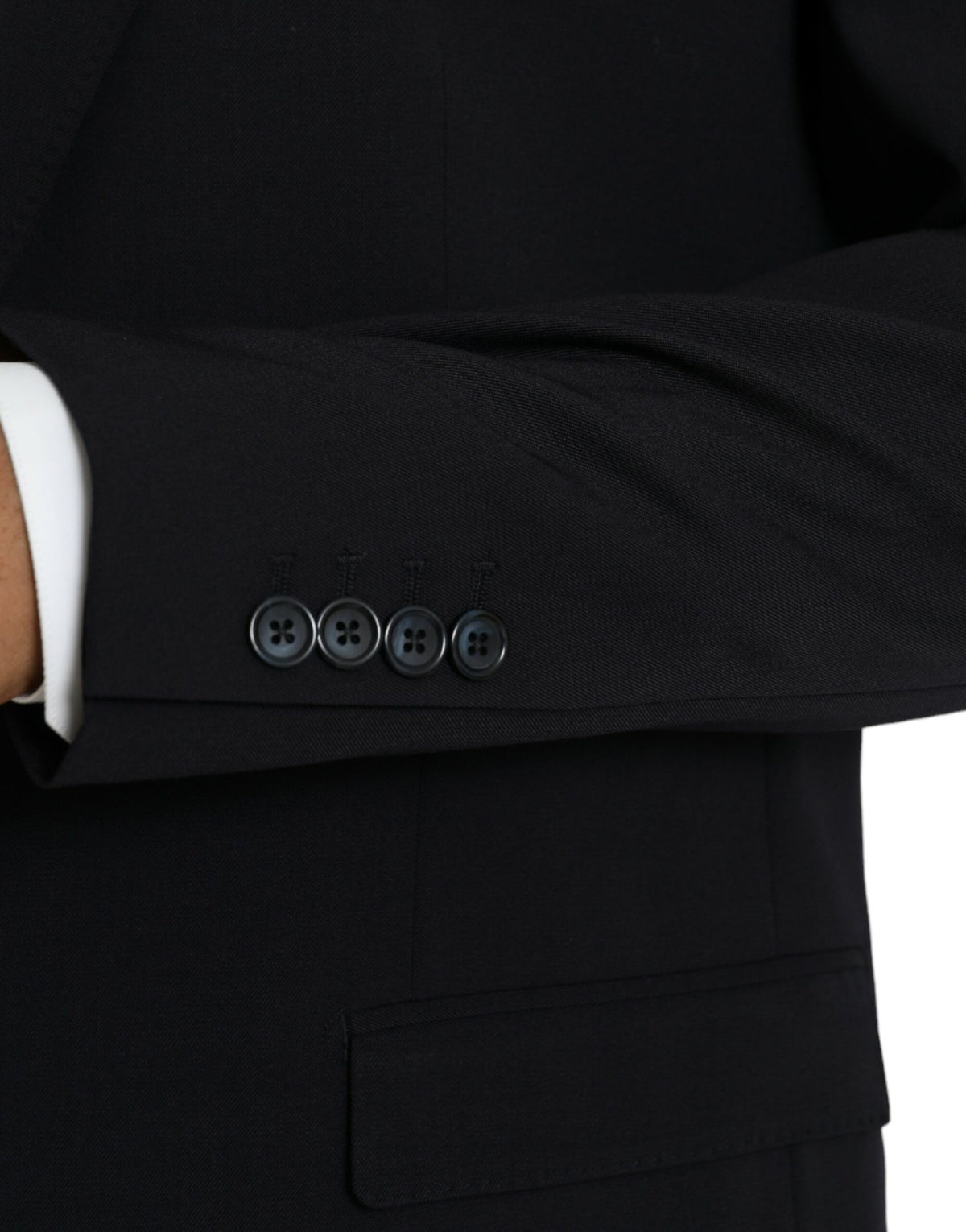 Dolce &amp; Gabbana, veste-blazer MARTINI noire à simple boutonnage