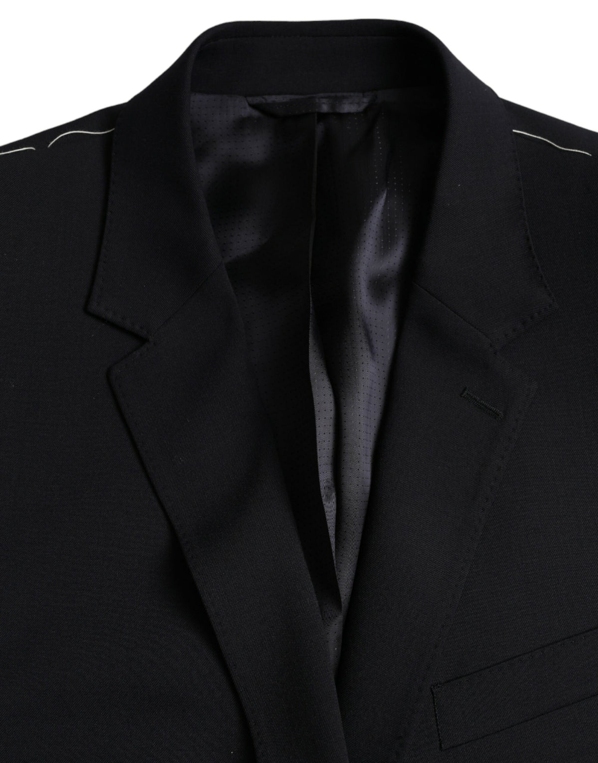 Dolce &amp; Gabbana, veste-blazer MARTINI noire à simple boutonnage