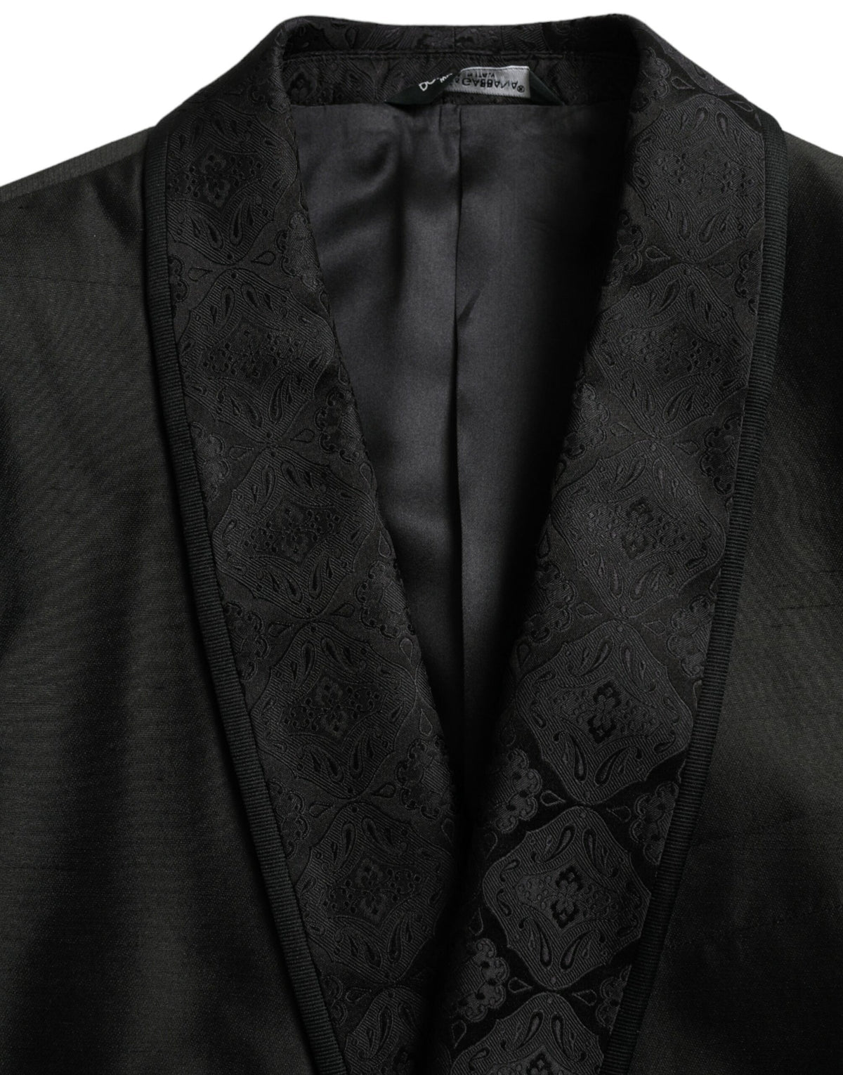Dolce &amp; Gabbana, veste-blazer MARTINI noire à simple boutonnage