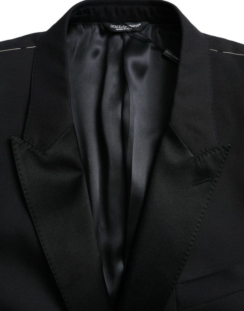 Dolce &amp; Gabbana Blauwe MARTINI Blazer met Enkele Knopenrij