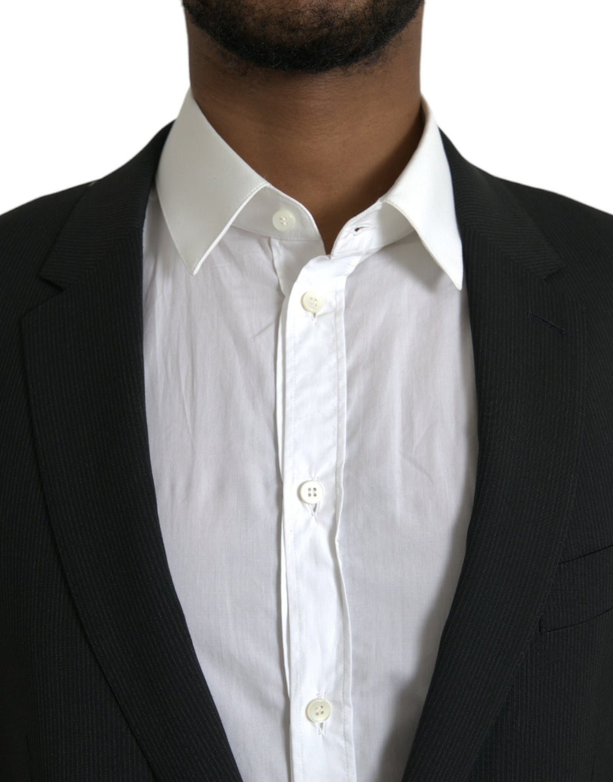 Dolce &amp; Gabbana Blazer MARTINI bleu à revers châle et à simple boutonnage