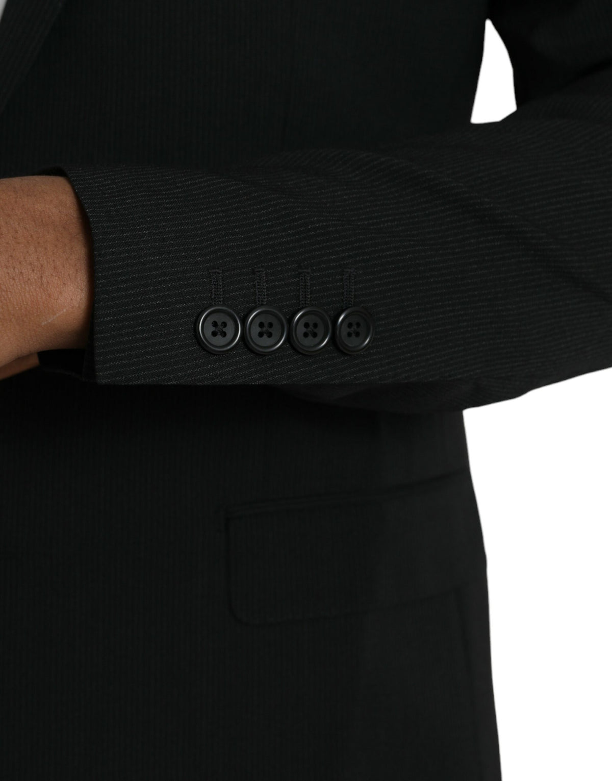 Dolce &amp; Gabbana Blazer MARTINI bleu à revers châle et à simple boutonnage