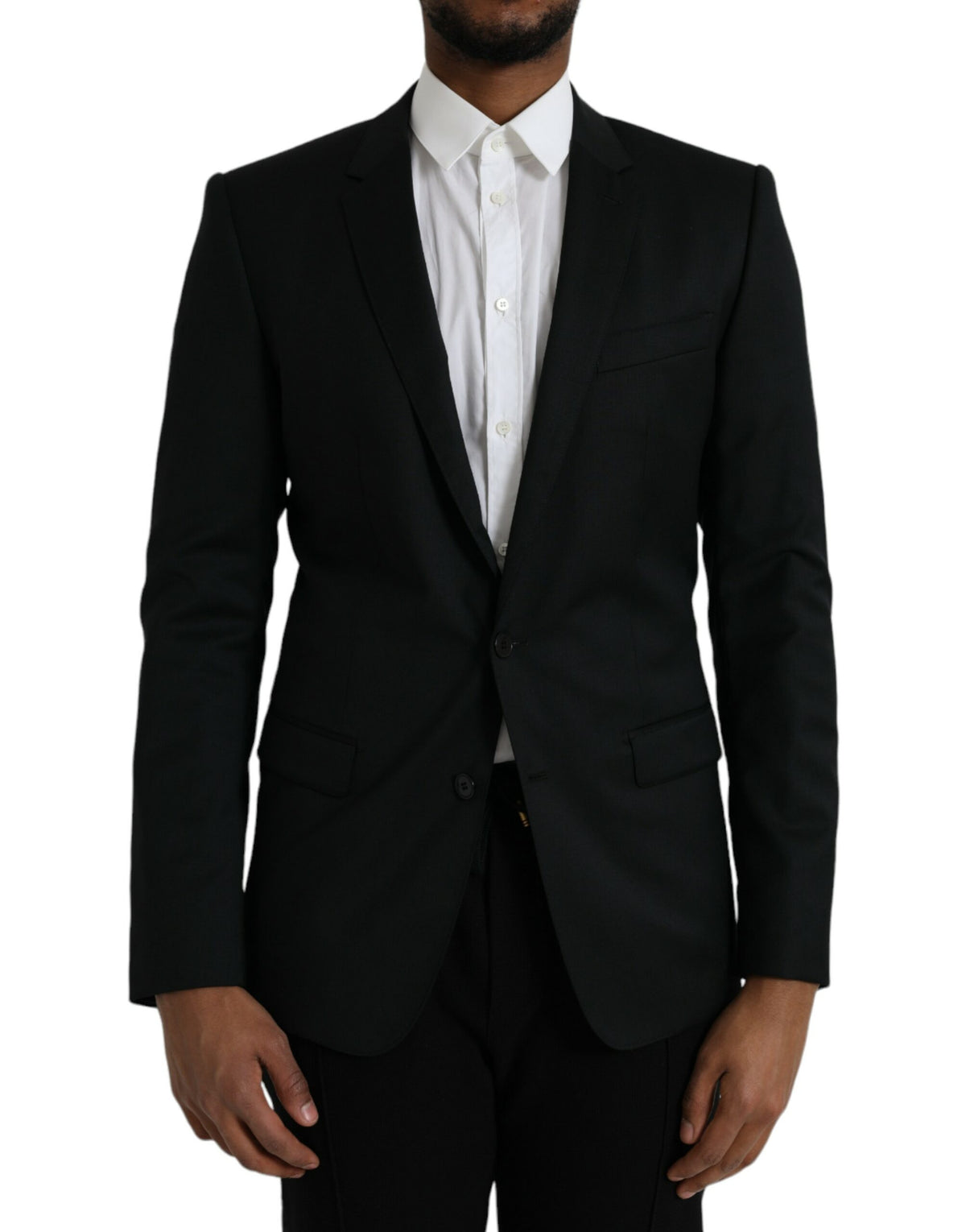 Dolce &amp; Gabbana Blazer à simple boutonnage MARTINI en laine noire