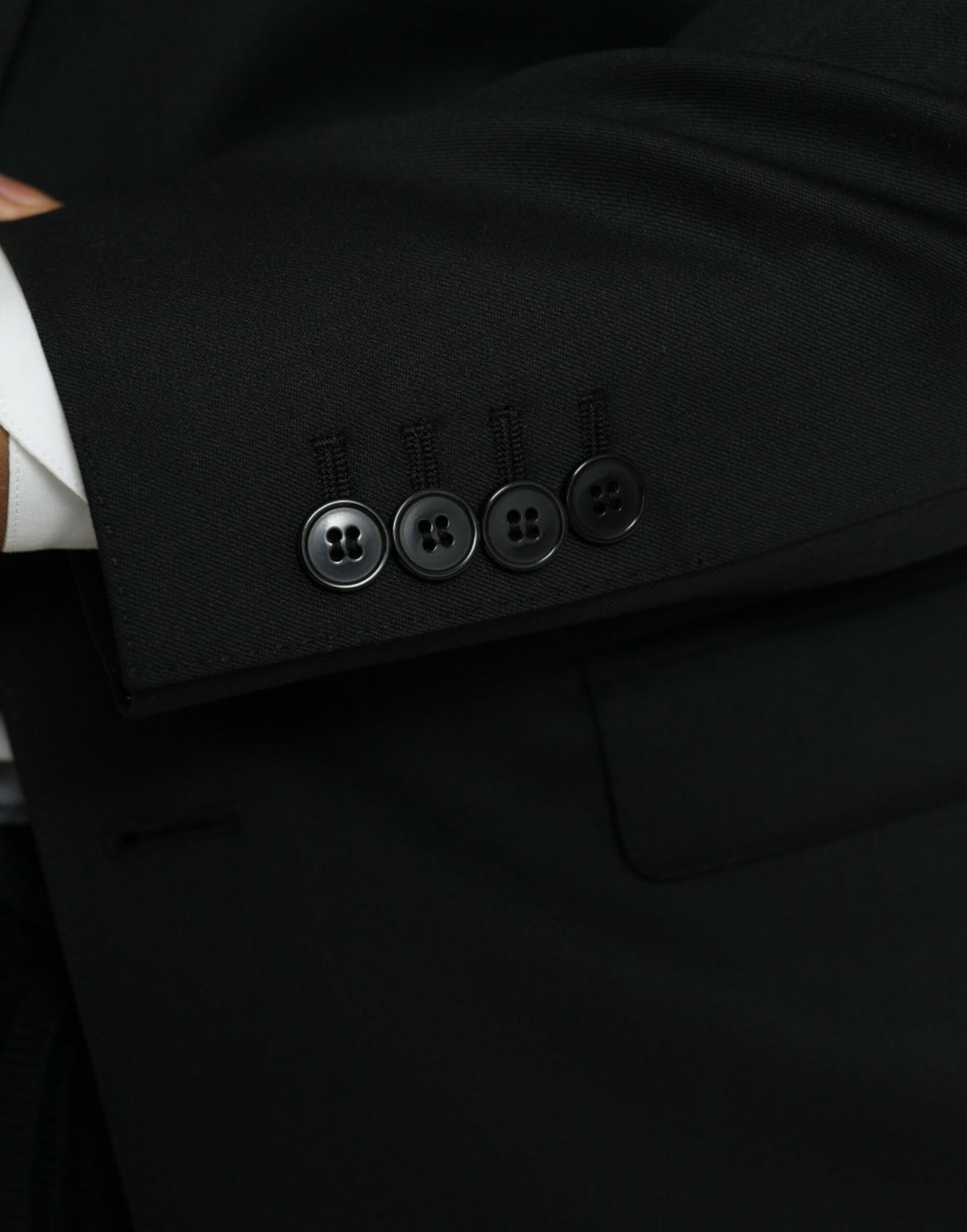 Dolce &amp; Gabbana Blazer à simple boutonnage MARTINI en laine noire
