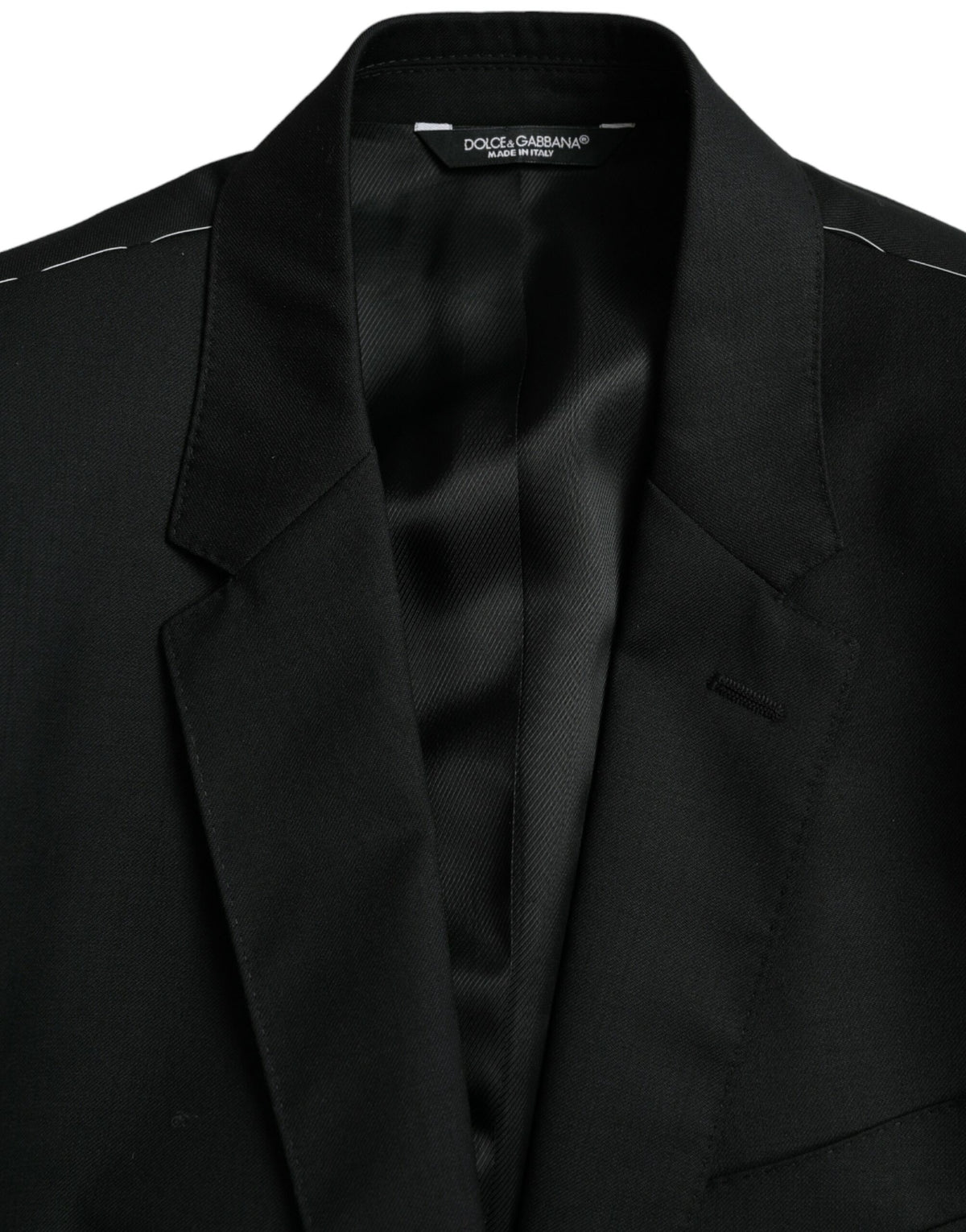 Dolce &amp; Gabbana Blazer à simple boutonnage MARTINI en laine noire