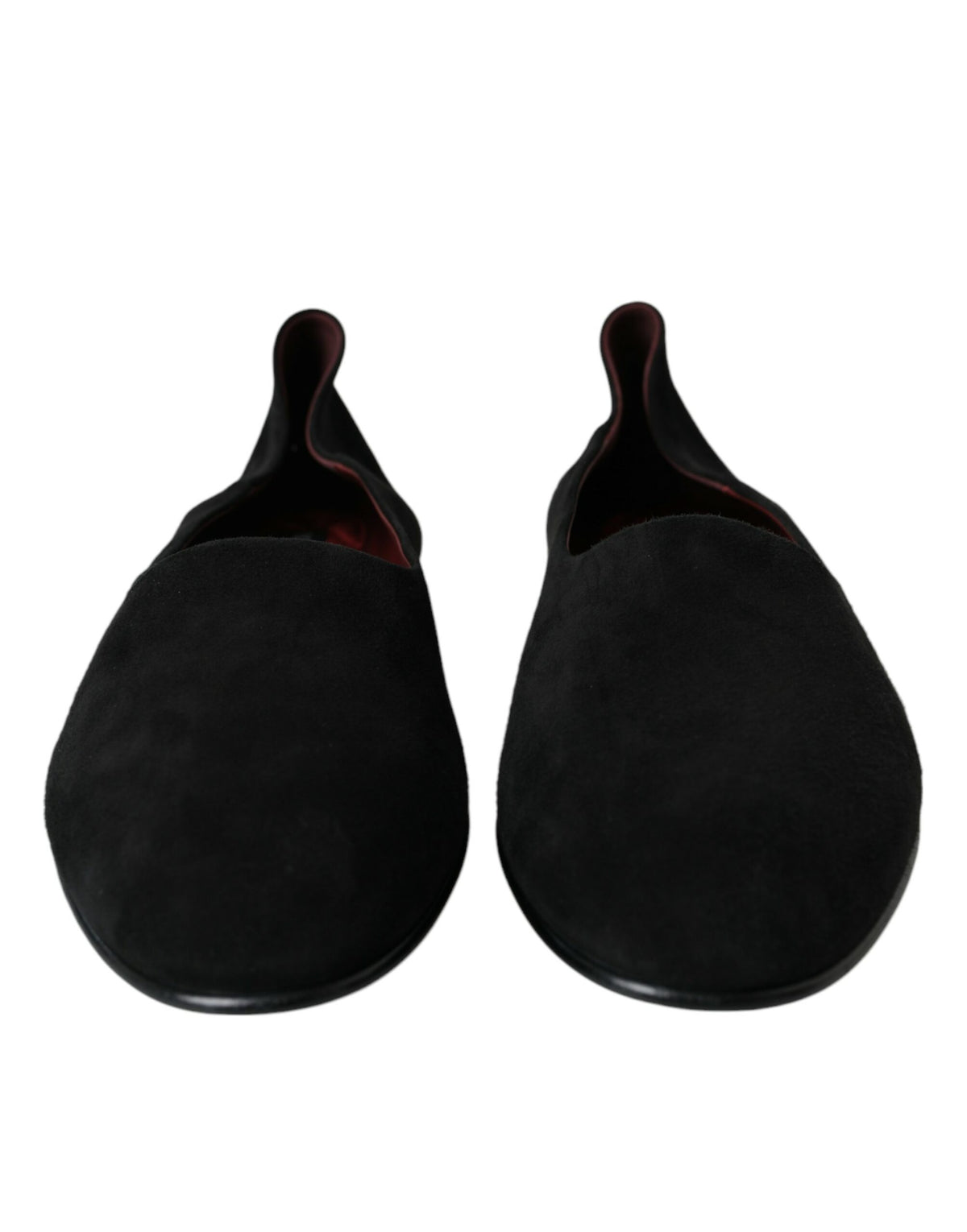 Dolce & Gabbana Black Suede Loafers - Élégants Chaussures Slip-On