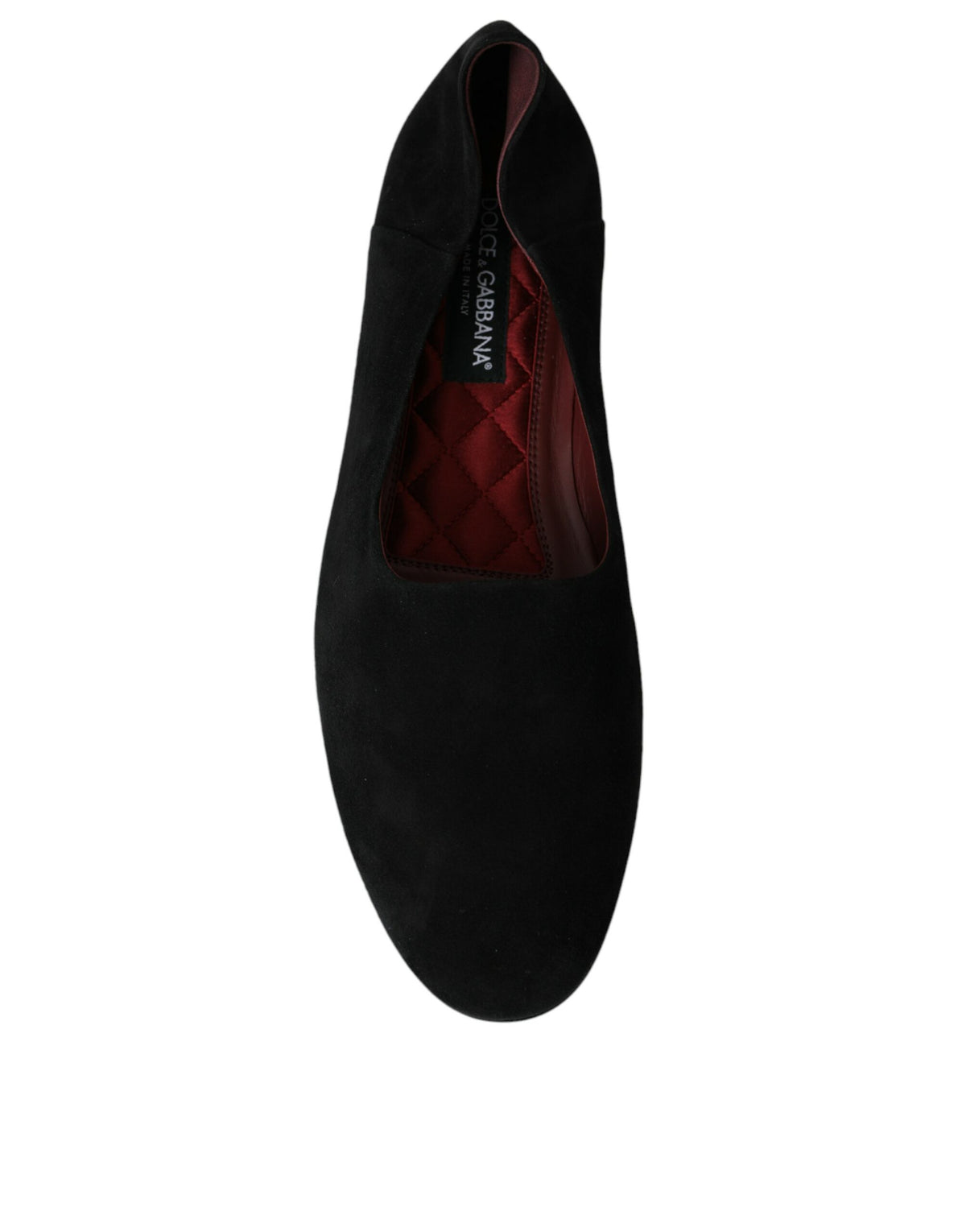 Dolce & Gabbana Black Suede Loafers - Élégants Chaussures Slip-On