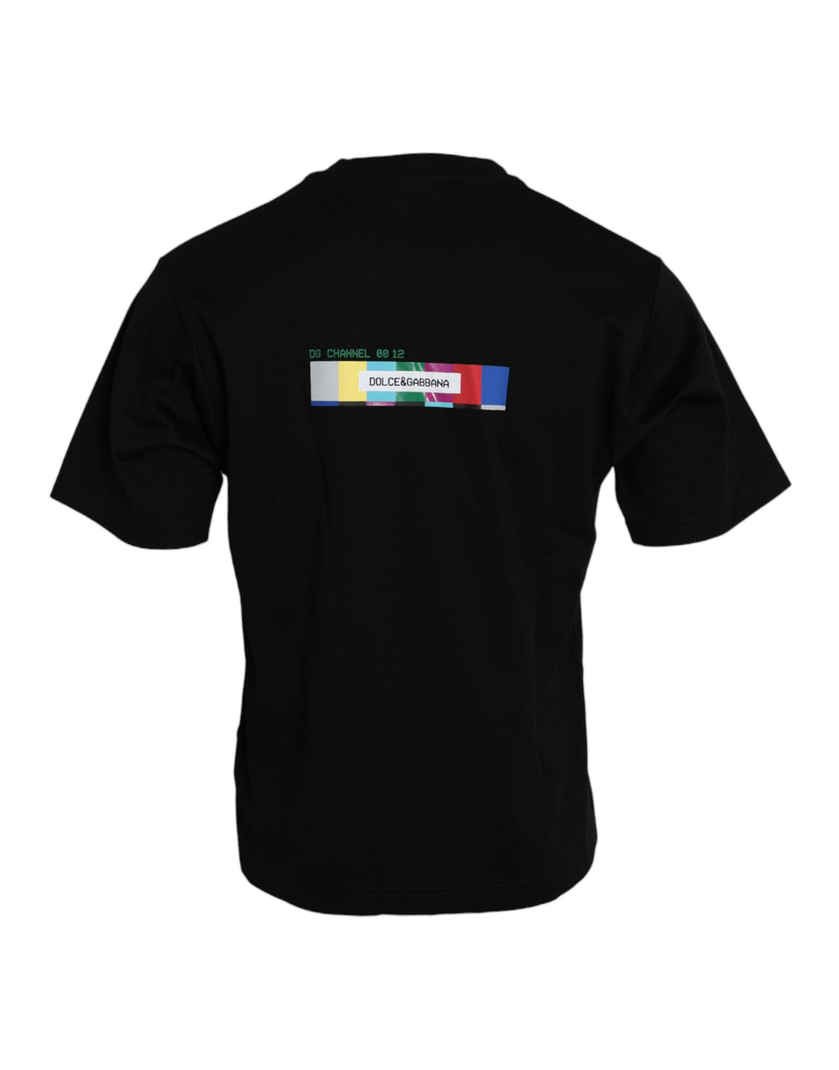 T-shirt à col rond noir "With Love Always" de Dolce &amp; Gabbana