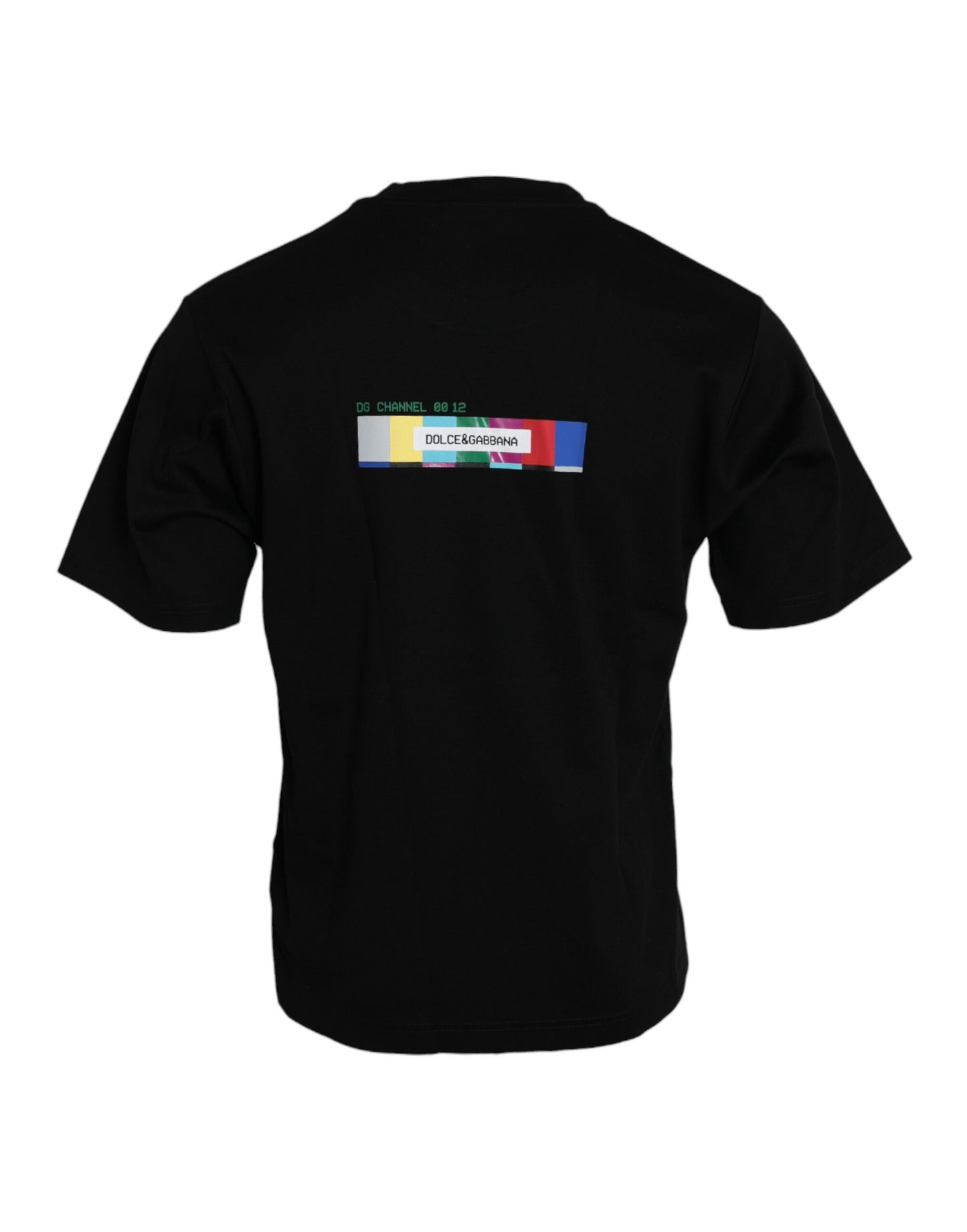 T-shirt à col rond noir "With Love Always" de Dolce &amp; Gabbana