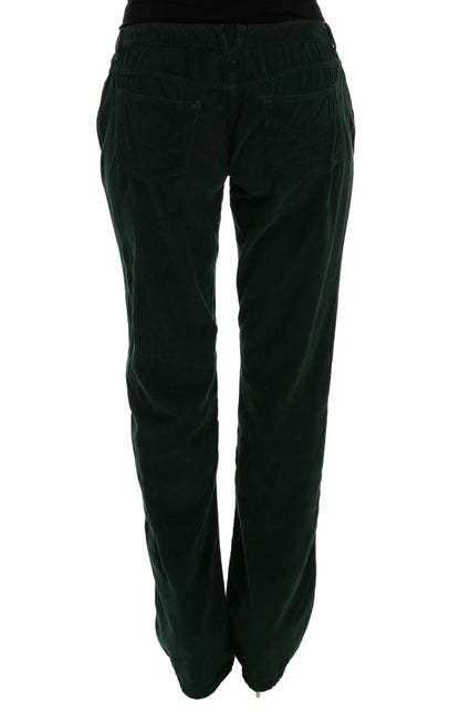 Jeans en velours côtelé vert de Dolce &amp; Gabbana