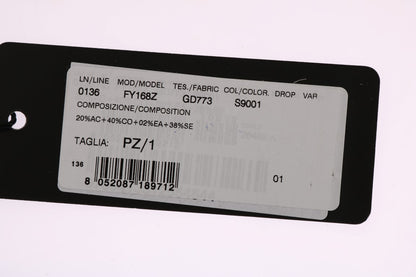 Pince à cheveux en soie grise et dentelle noire Dolce & Gabbana