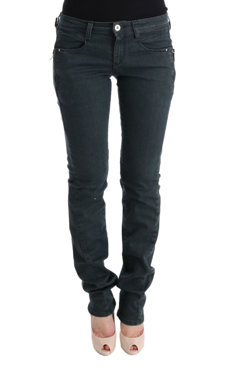Costume National - Jeans en coton gris super slim