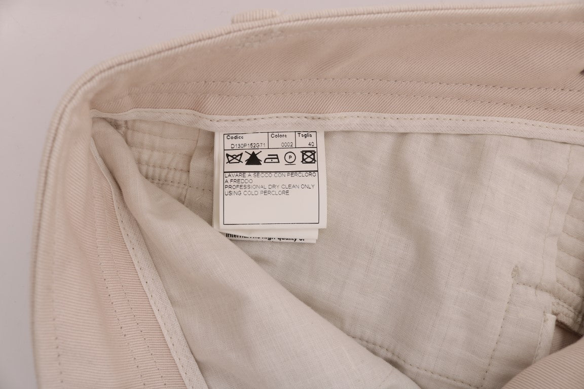 Jean décontracté blanc slim fit d'Ermanno Scervino