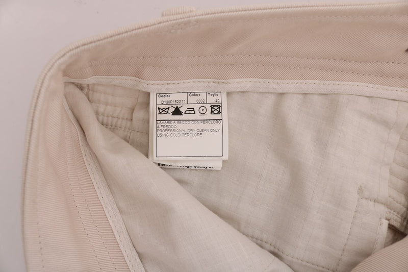 Jean décontracté blanc slim fit d'Ermanno Scervino