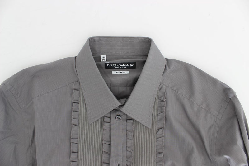Chemise de ville à manches courtes violette Torero GOLD à coupe slim de Dolce &amp; Gabbana