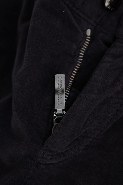 Pantalon décontracté court en coton brun d'Ermanno Scervino