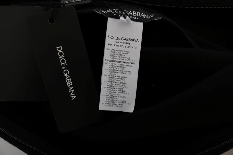 Robe Dolce &amp; Gabbana noire « I AM A PRINCESS » à cristaux