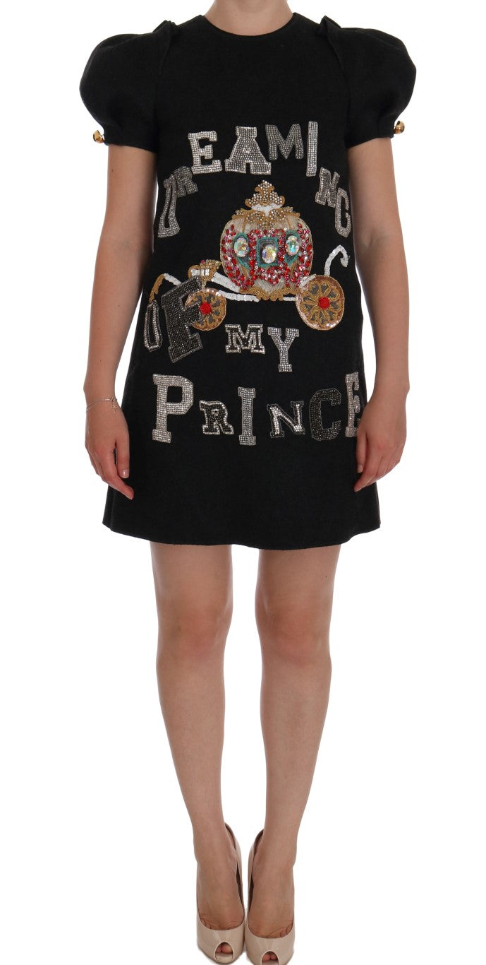 Robe Dolce &amp; Gabbana Gris Cristal « Rêver de mon prince »