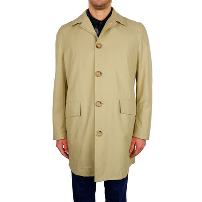 Aquascutum beige katoenen herentrenchjas