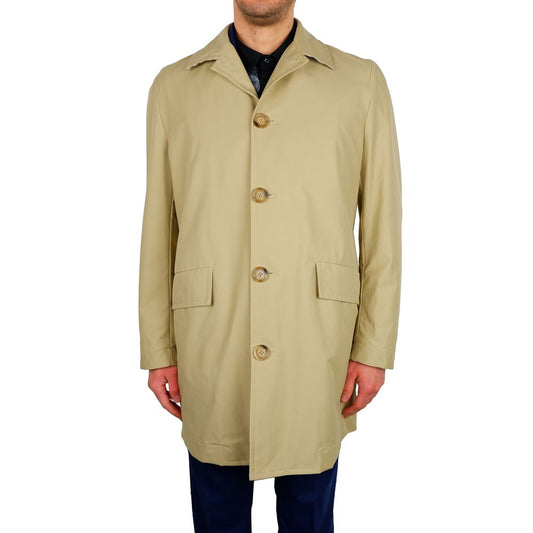 Aquascutum beige katoenen herentrenchjas