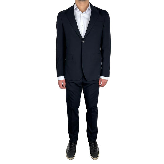 Costume pour homme en laine marine Aquascutum