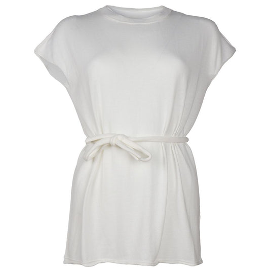 Robe blanche en coton Alpha Studio